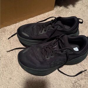 Hoka Black Athletic Running Sneakers